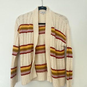 Madewell Striped Diaz Open Cardigan